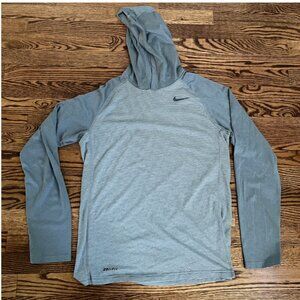 Nike Men's Dry-Fit Long Sleeve Hoodie Shirt / Gray / Size Mens Small